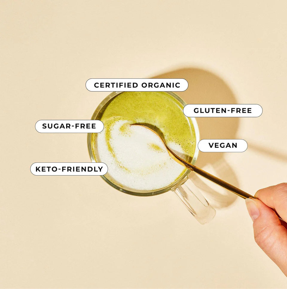 Mélange matcha à la noix de coco