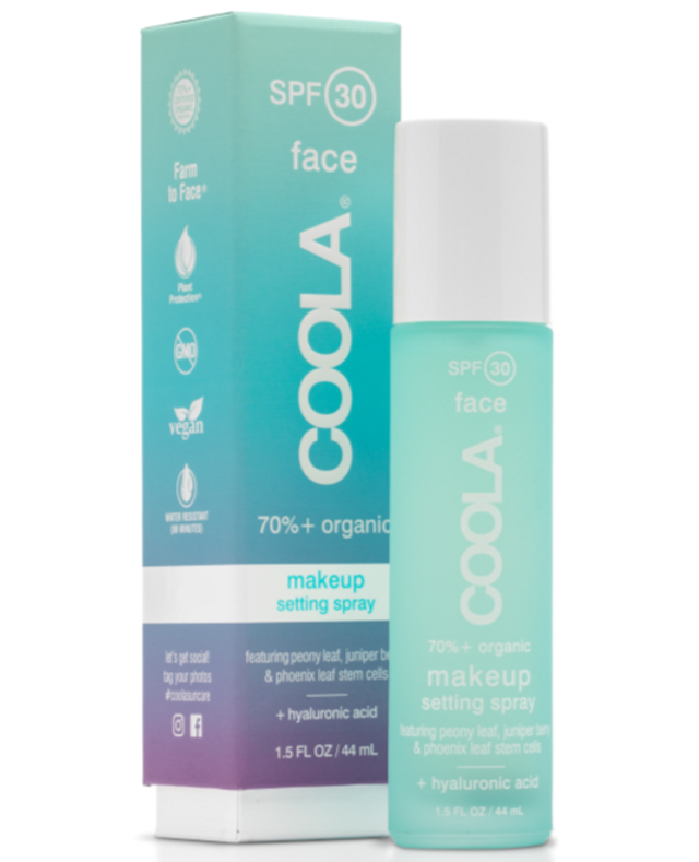Makeup fix spray sunscreen