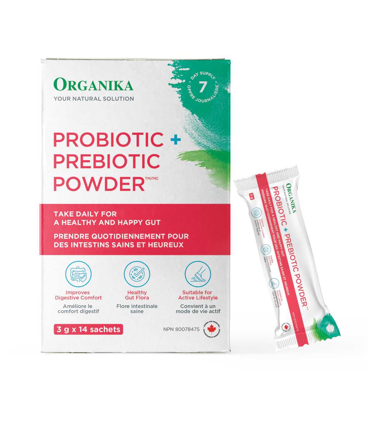 Poudre de probiotic + prebiotic