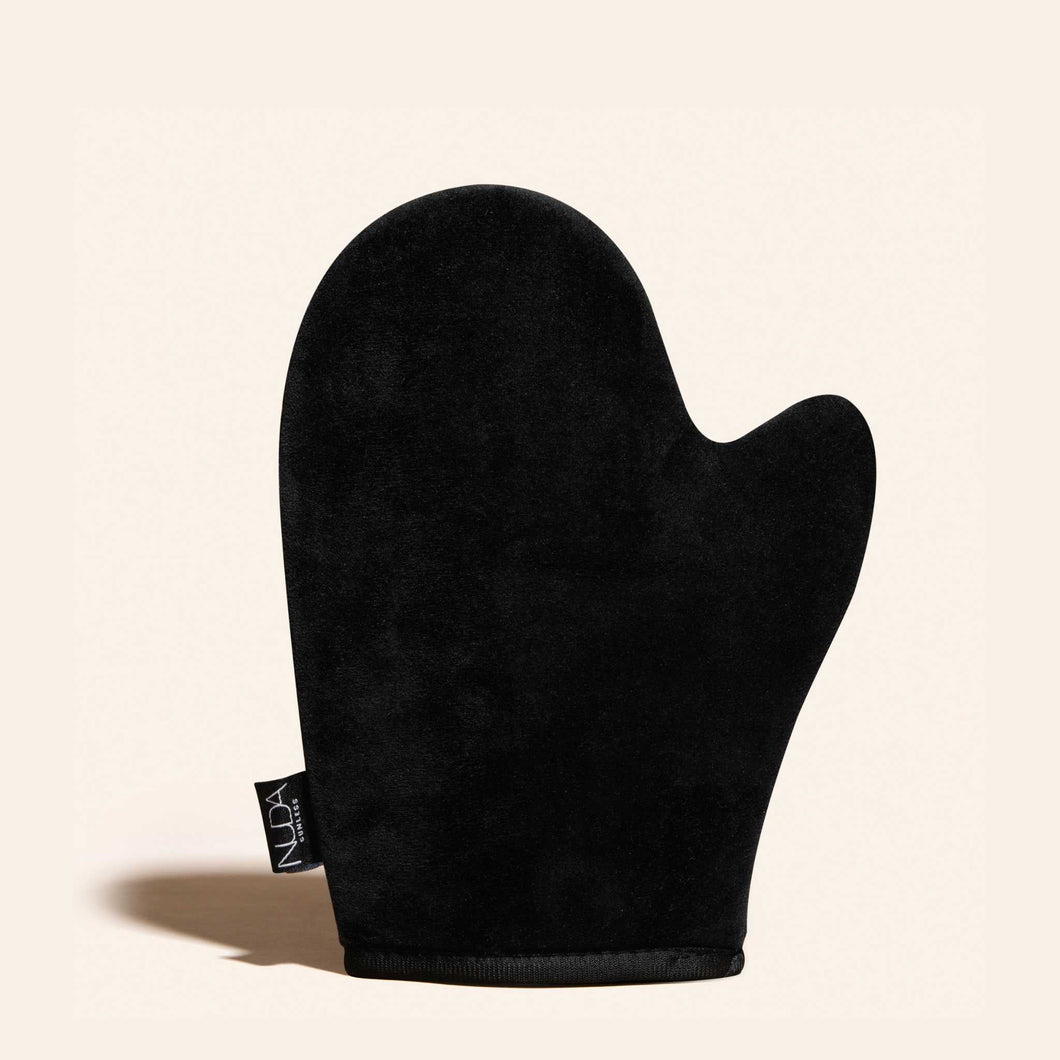 Self-tanner application glove