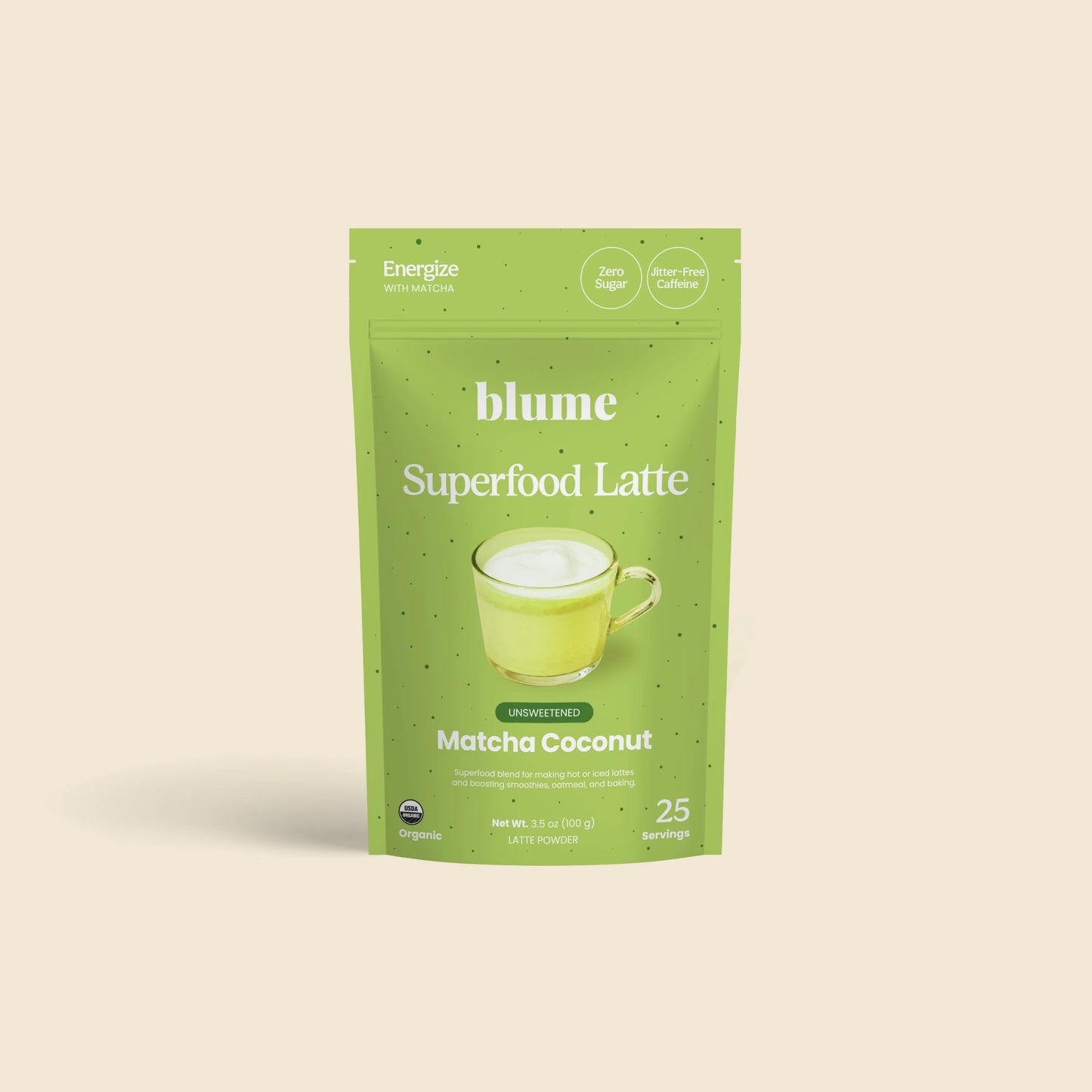 Mélange matcha à la noix de coco