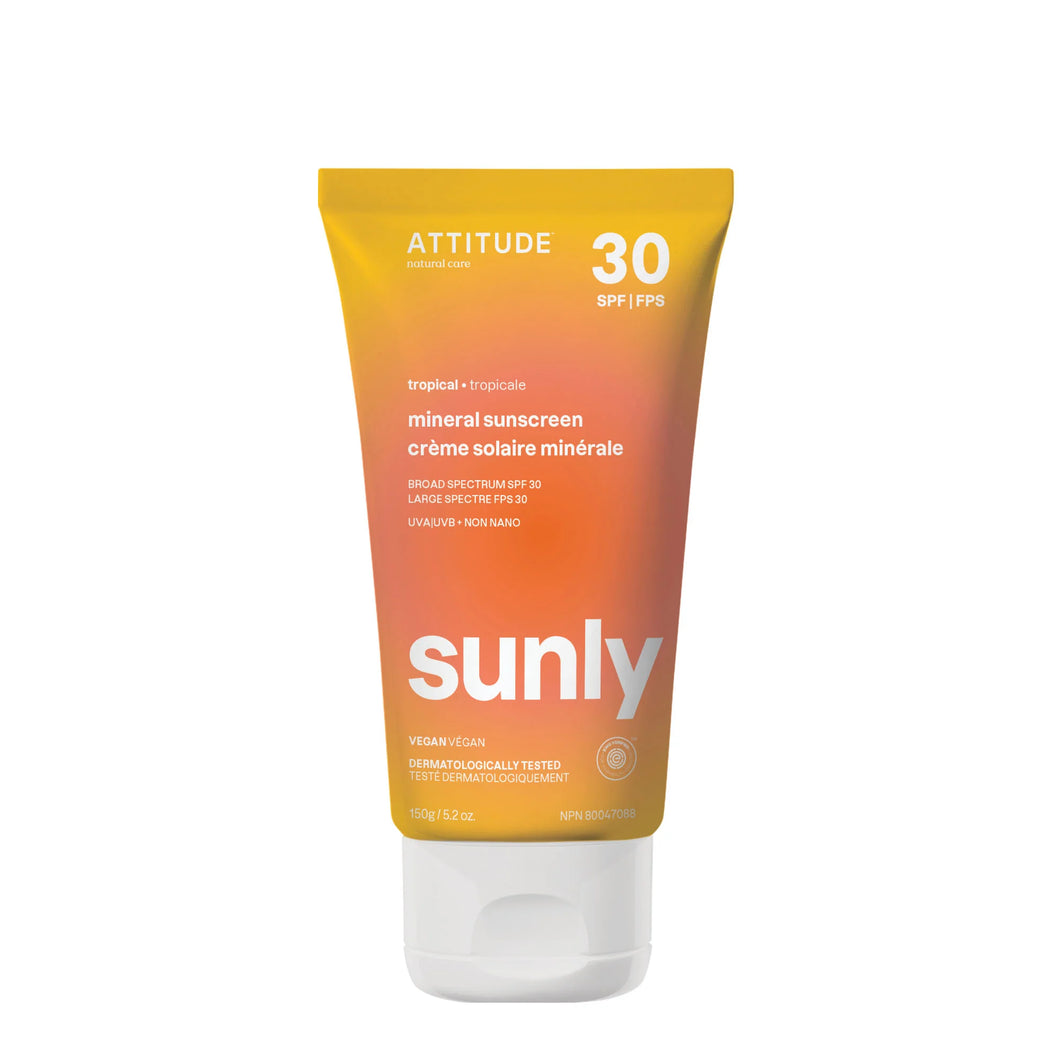 Crème solaire minérale FPS 30 - Tropicale