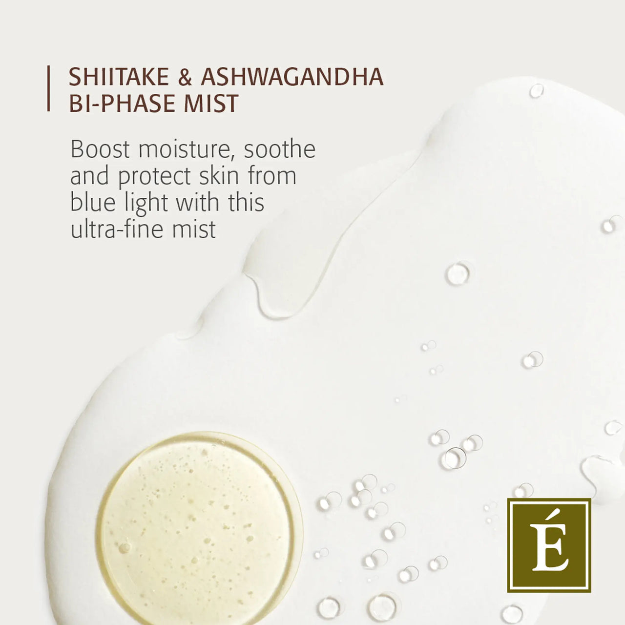 Brume biphasée shiitake et ashwaganda