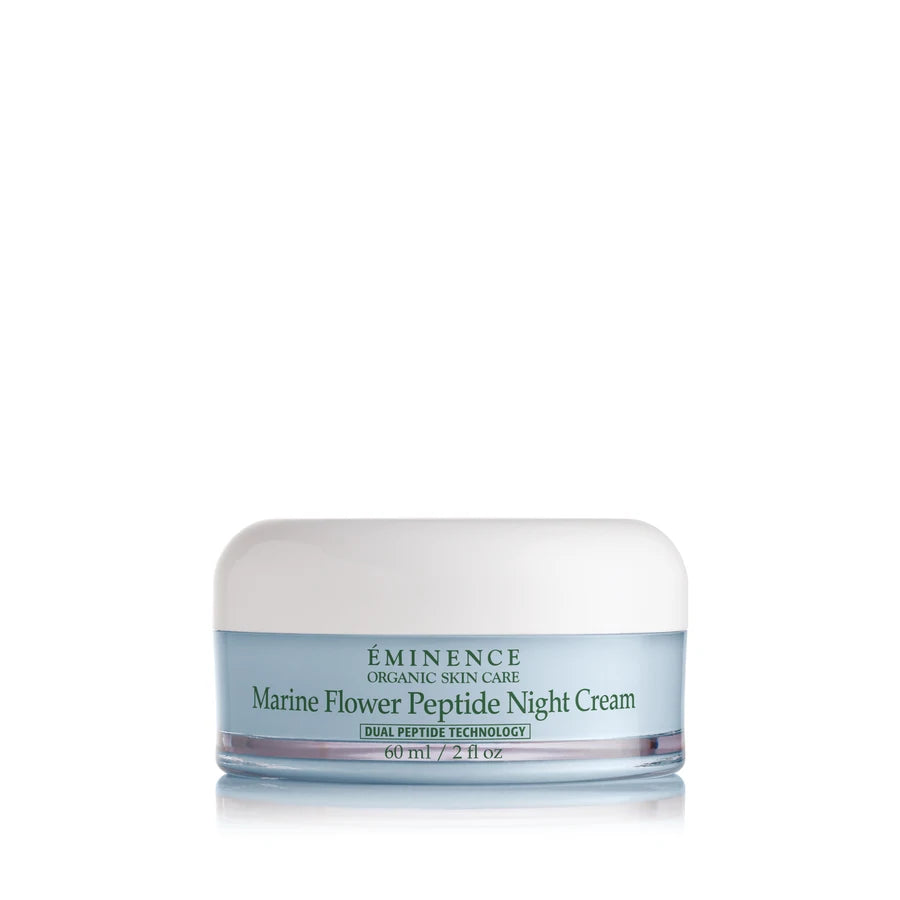 Crème de nuit aux peptides de fleurs marines