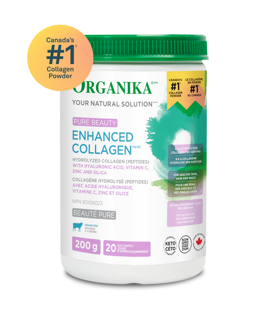 Poudre de collagène beauté pure