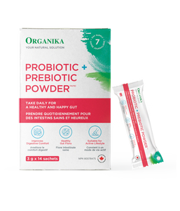 Probiotic + prebiotic powder