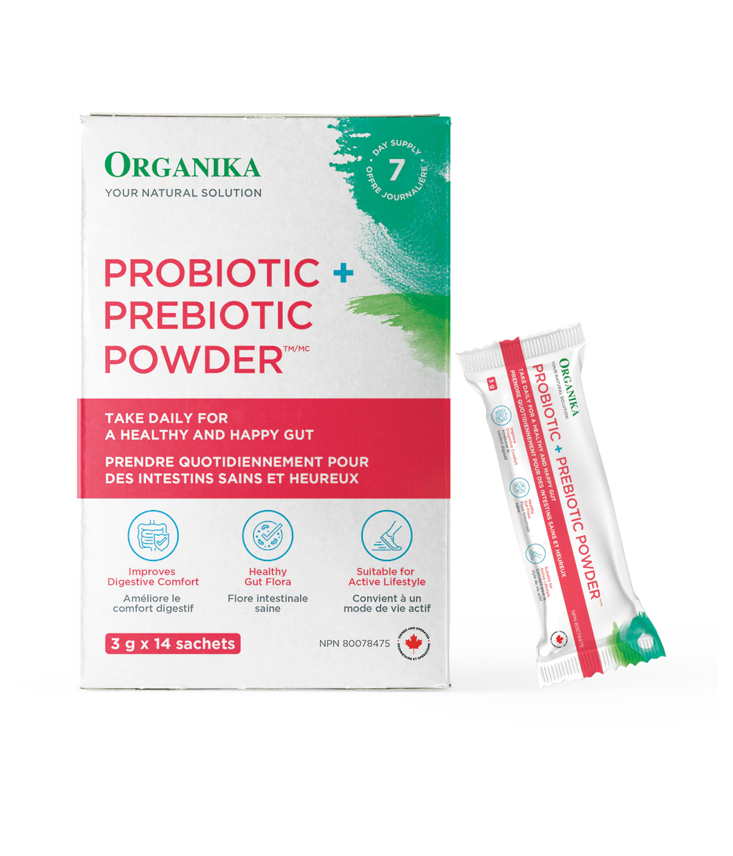 Poudre de probiotic + prebiotic