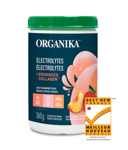Electrolytes + collagen - juicy strawberries and peaches