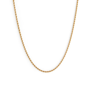 Romance Thin Necklace Gold Plated