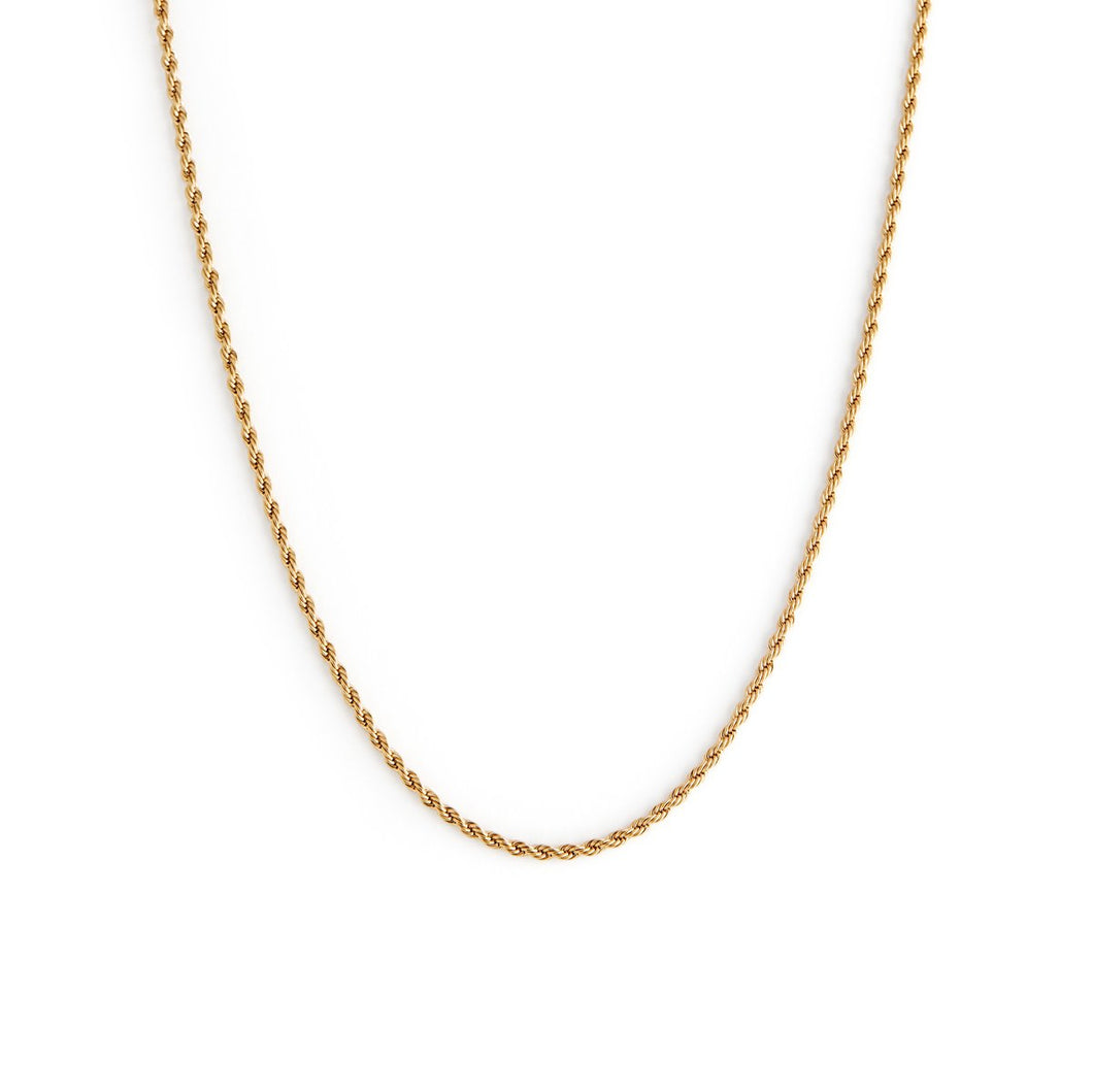 Romance Thin Necklace Gold Plated