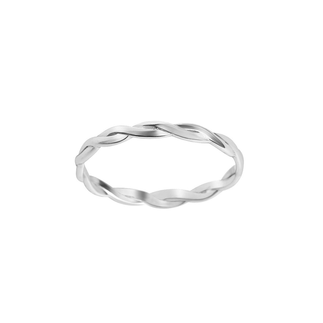 Bague Braided Argent sterling