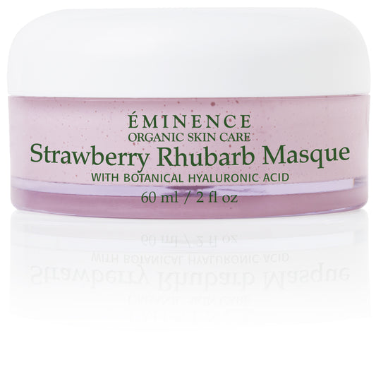 Masque fraise-rhubarbe