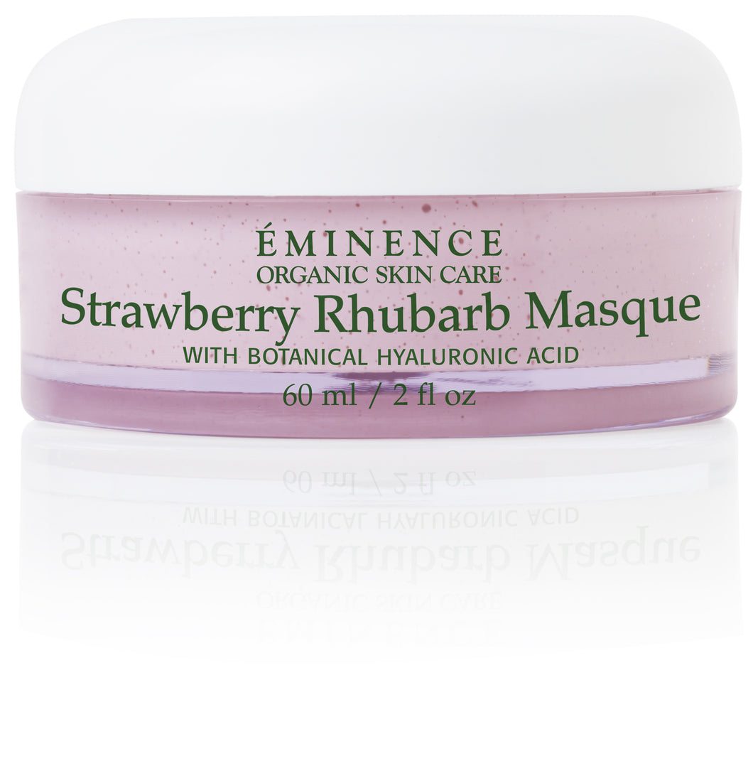 Masque fraise-rhubarbe